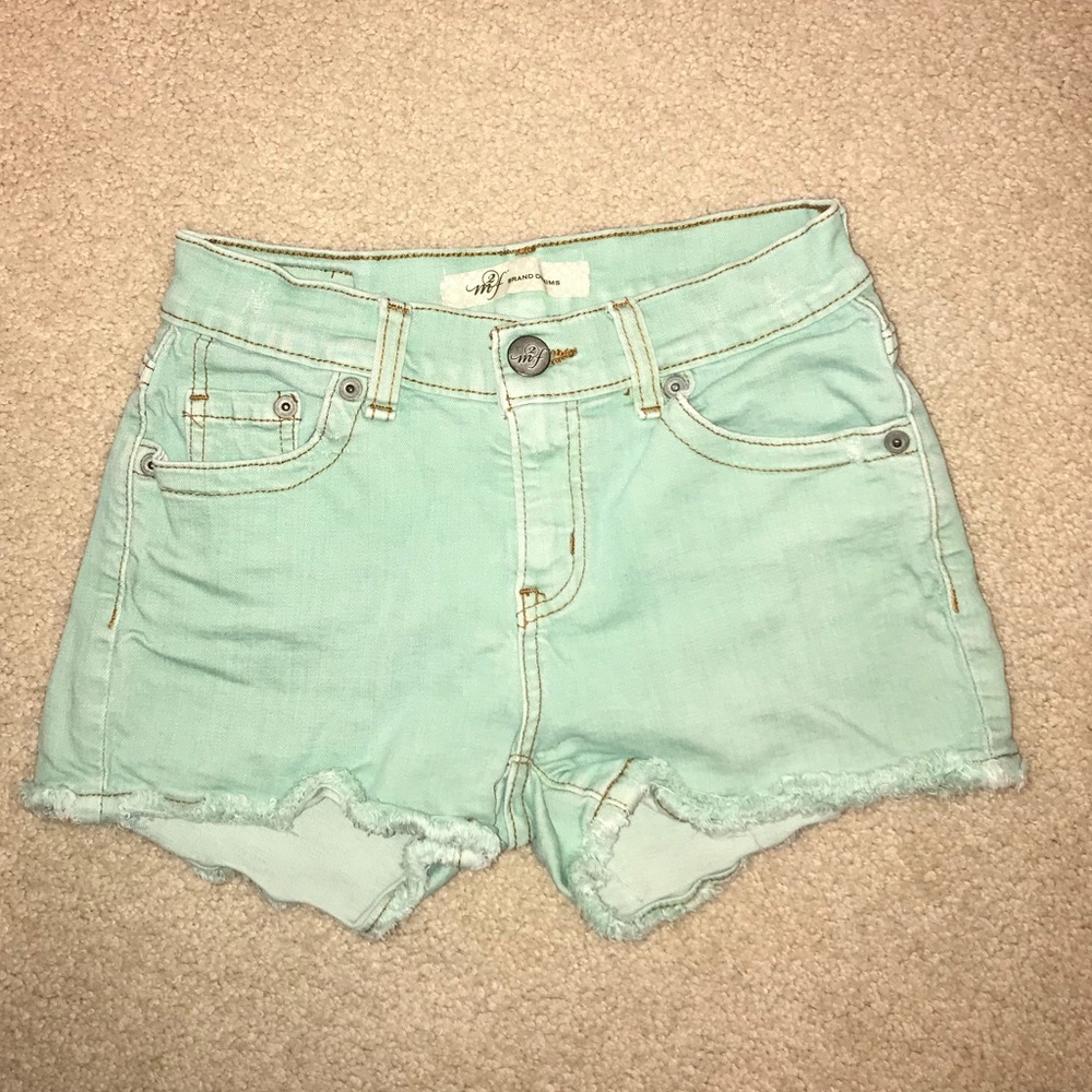 M2f brand denim shorts